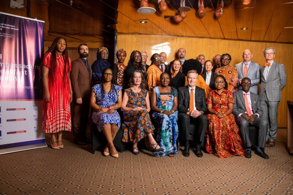 Professor Fatima Waziri-Azi Attends European Union Breakfast Meeting on Gender-Based Violence