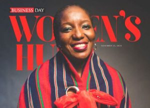 Prof. Fatima Waziri-Azi was featured as Business Day Newspaper cover of the week in Women Hub