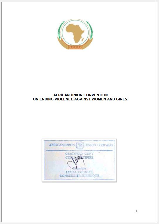 African Union Convention on Ending Violence Against Women and Girls