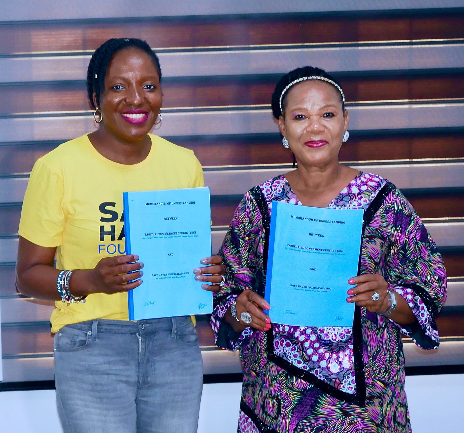 Safe Haven Foundation and Tabitha Empowerment Centre Sign MoU to Strengthen Survivor Support and Community Protection