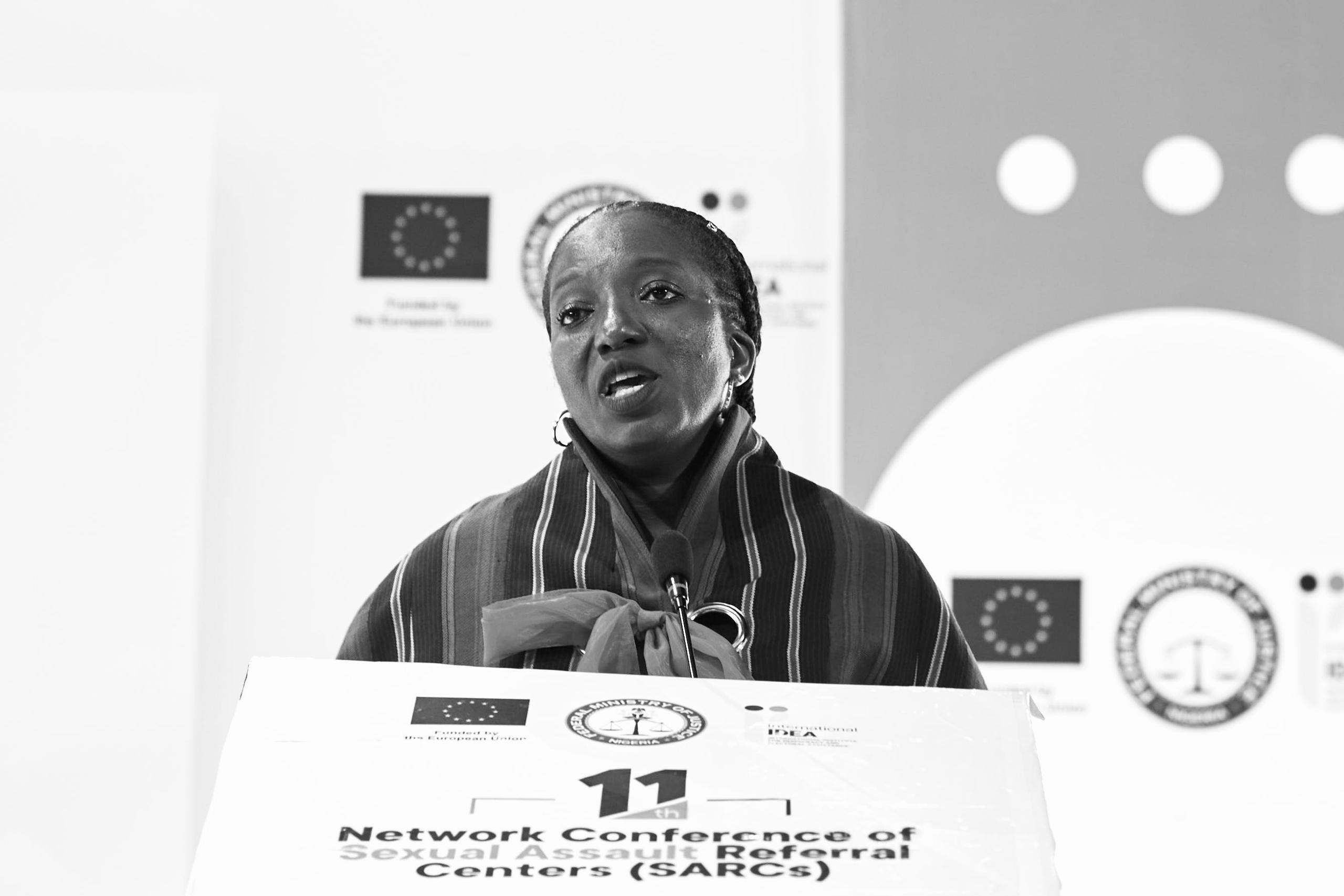 On December 2nd, 2025, Professor Fatima Waziri-Azi delivered a powerful keynote address on the growing threat of technology-facilitated gender-based violence (TFGBV)