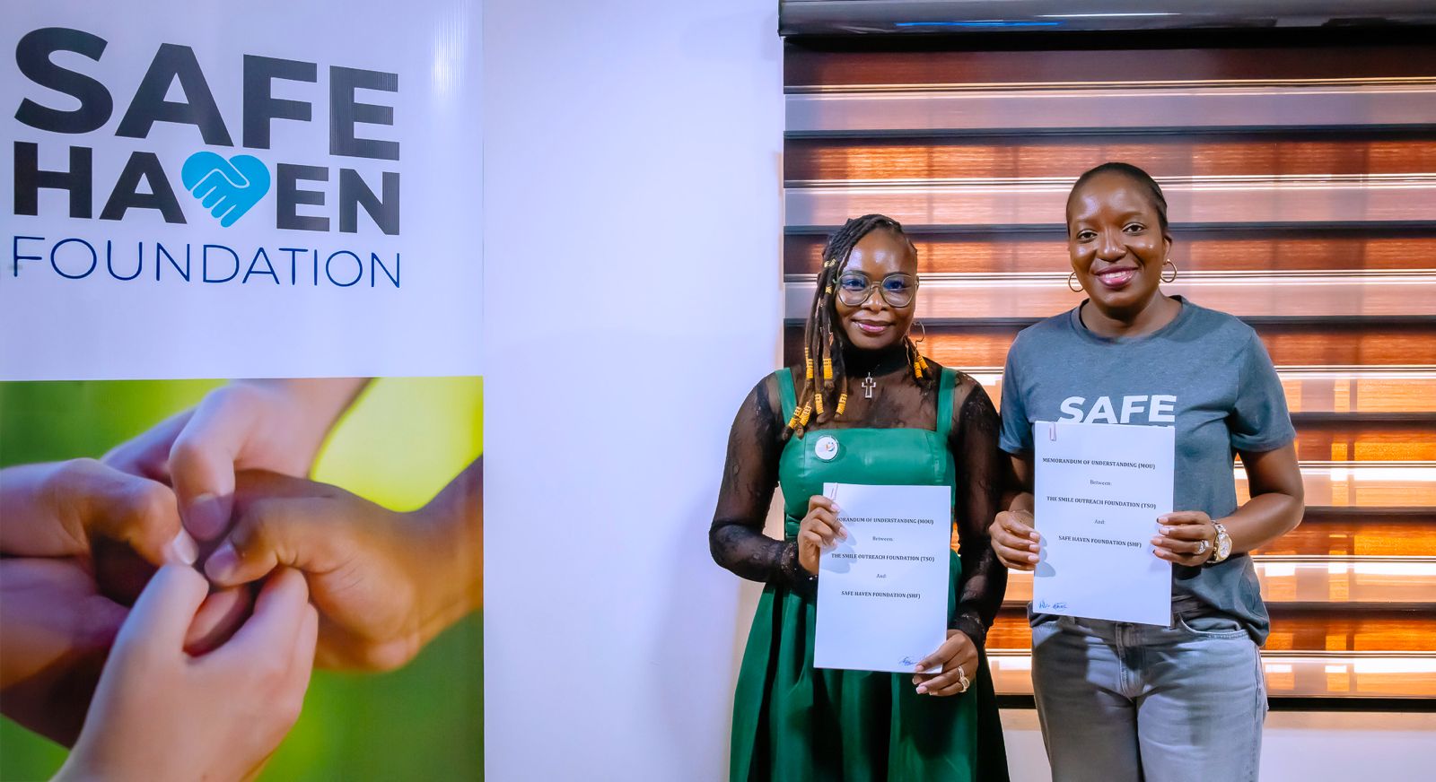 Safe Haven Foundation and The Smile Outreach Foundation Sign MoU to Strengthen Survivor Support Systems